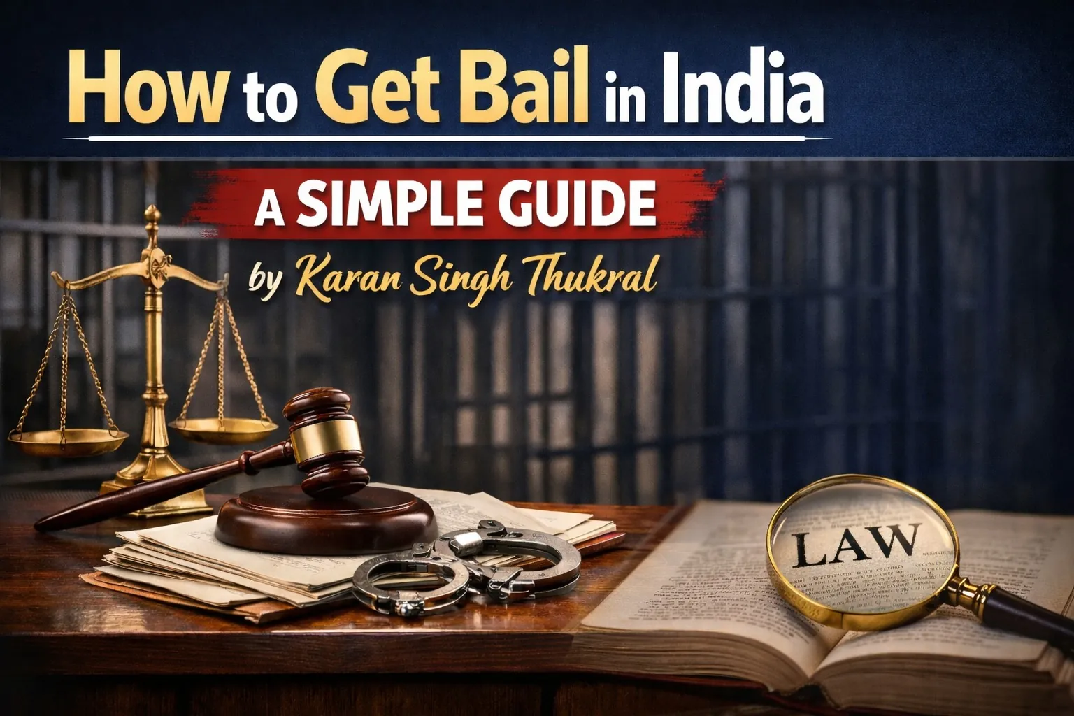 How to Get Bail in India: A Simple Guide by Karan Thukral